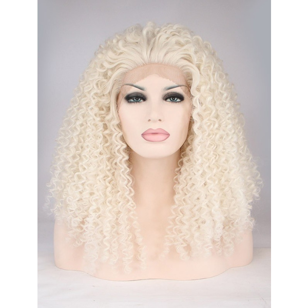 Incredible Synthetic 18 Inches Colorful Long Lace Front Wigs