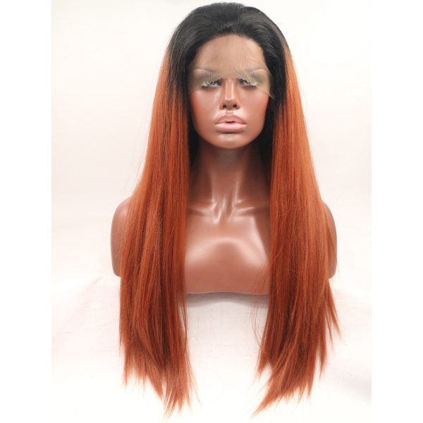 Fashion Synthetic Colorful Real Looking Lace Front Wigs